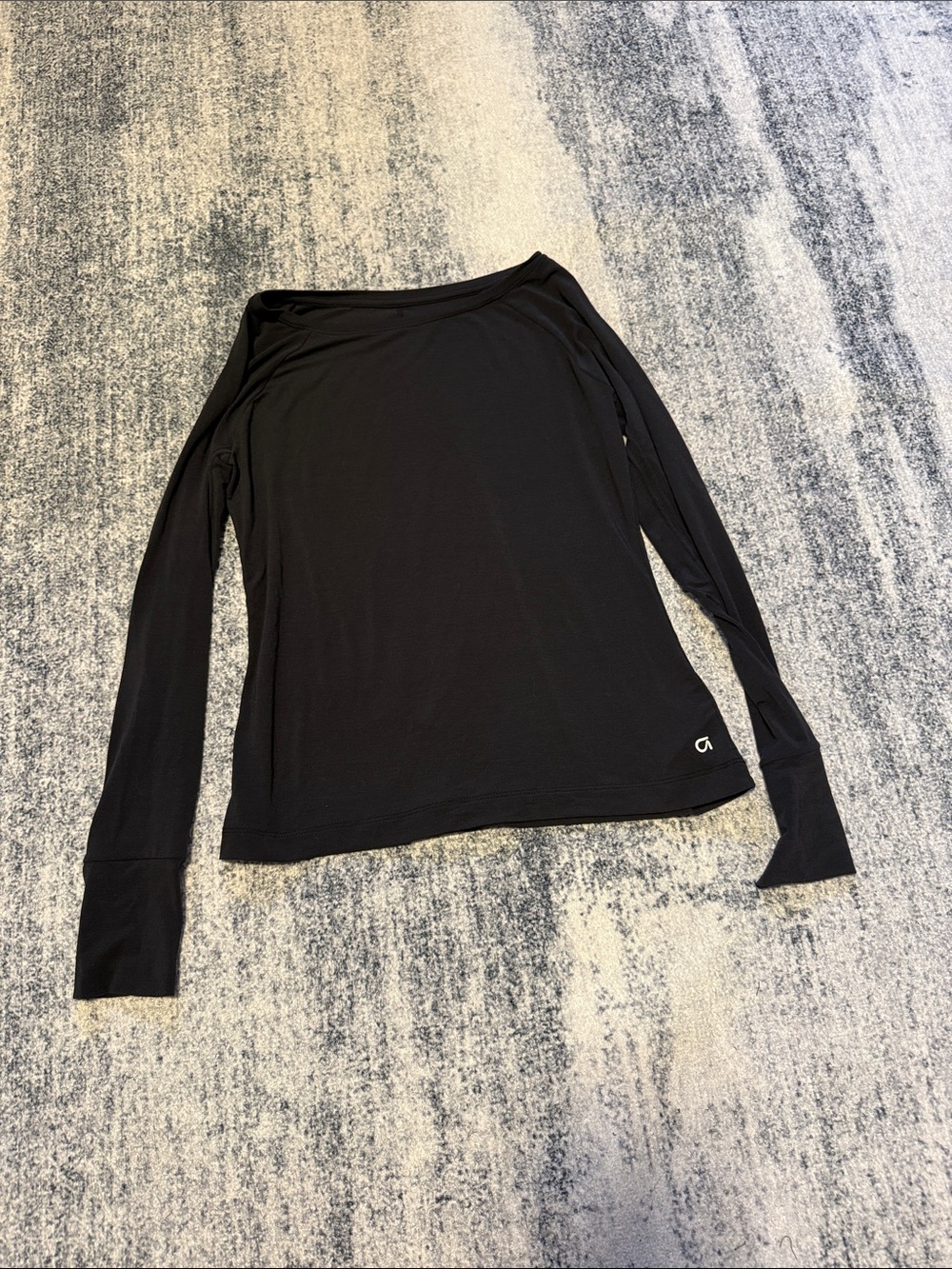 Gap Fit Athletic Long Sleeve Black Top